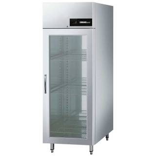 Edelstahlkühlschrank mit Glastür, 700l